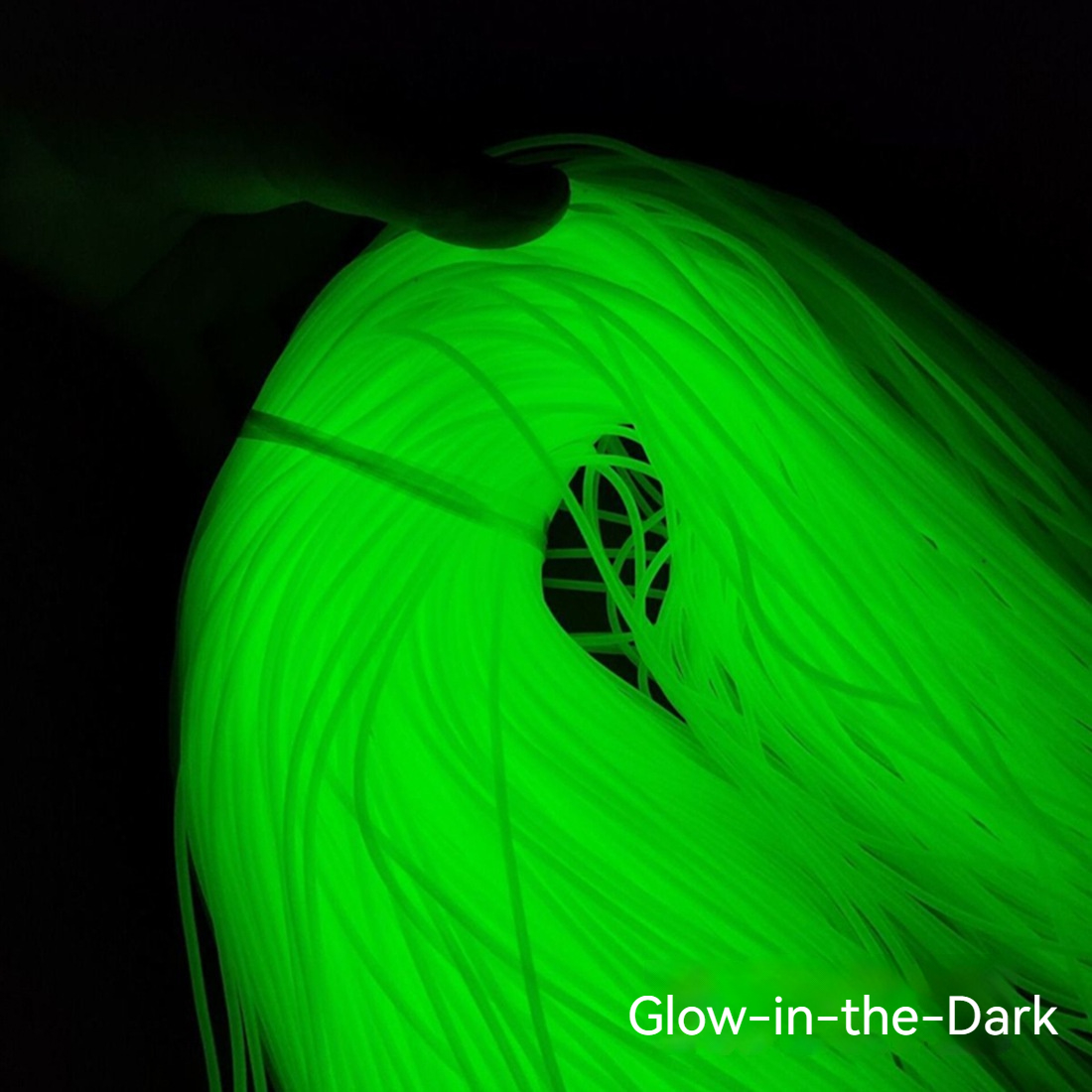Saltwater Line - 0.8/1/1.5/2mm Luminous Fishing Hose Silicone Anti