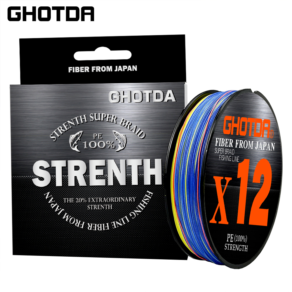 Ice Fishing Line - Braided Fishing Line 12 Strand 100M