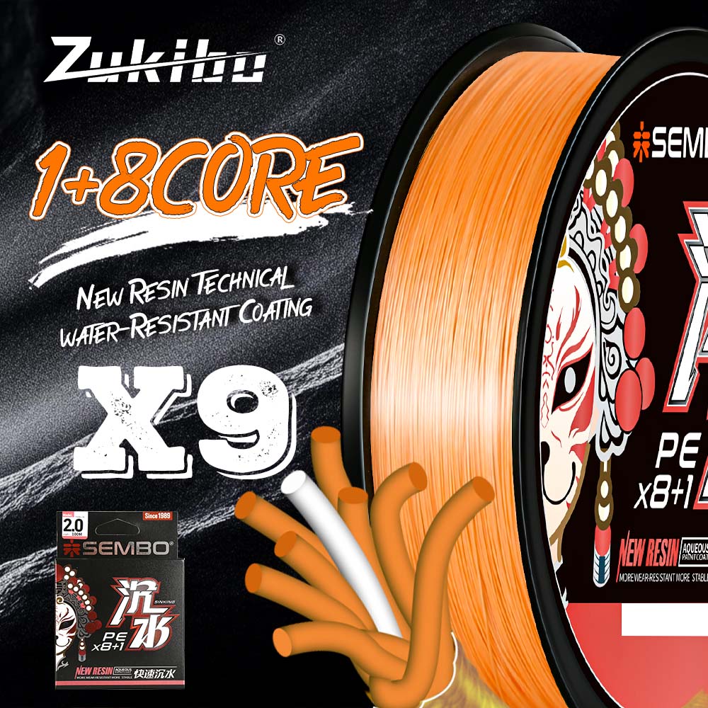 Ice Fishing Line - ZUKIBO X8 braided fishing wire 8