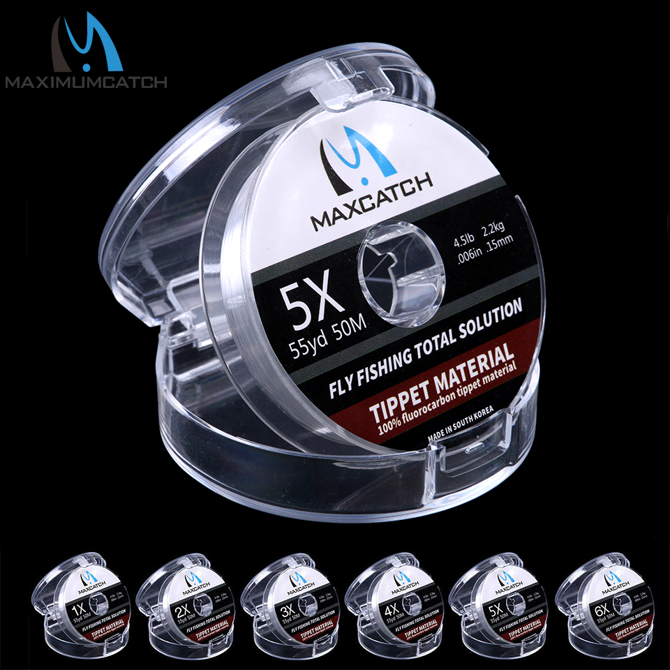 Fluorocarbon Line - Maximumcatch 100% Pure Fluorocarbon Tippet Fishing