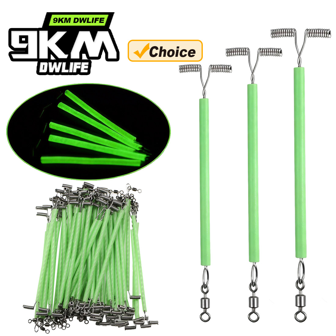 Leader Line - 9KM 10pcs Fishing Wire Leader with