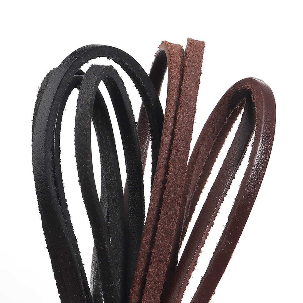 5yards 3mm Genuine Cow Leather - Braided Line ulasan dan harga