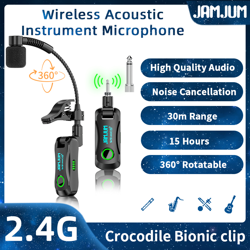 JAMJUM WS-MIC2 Wireless Saxoph - Tippet Line ulasan dan harga