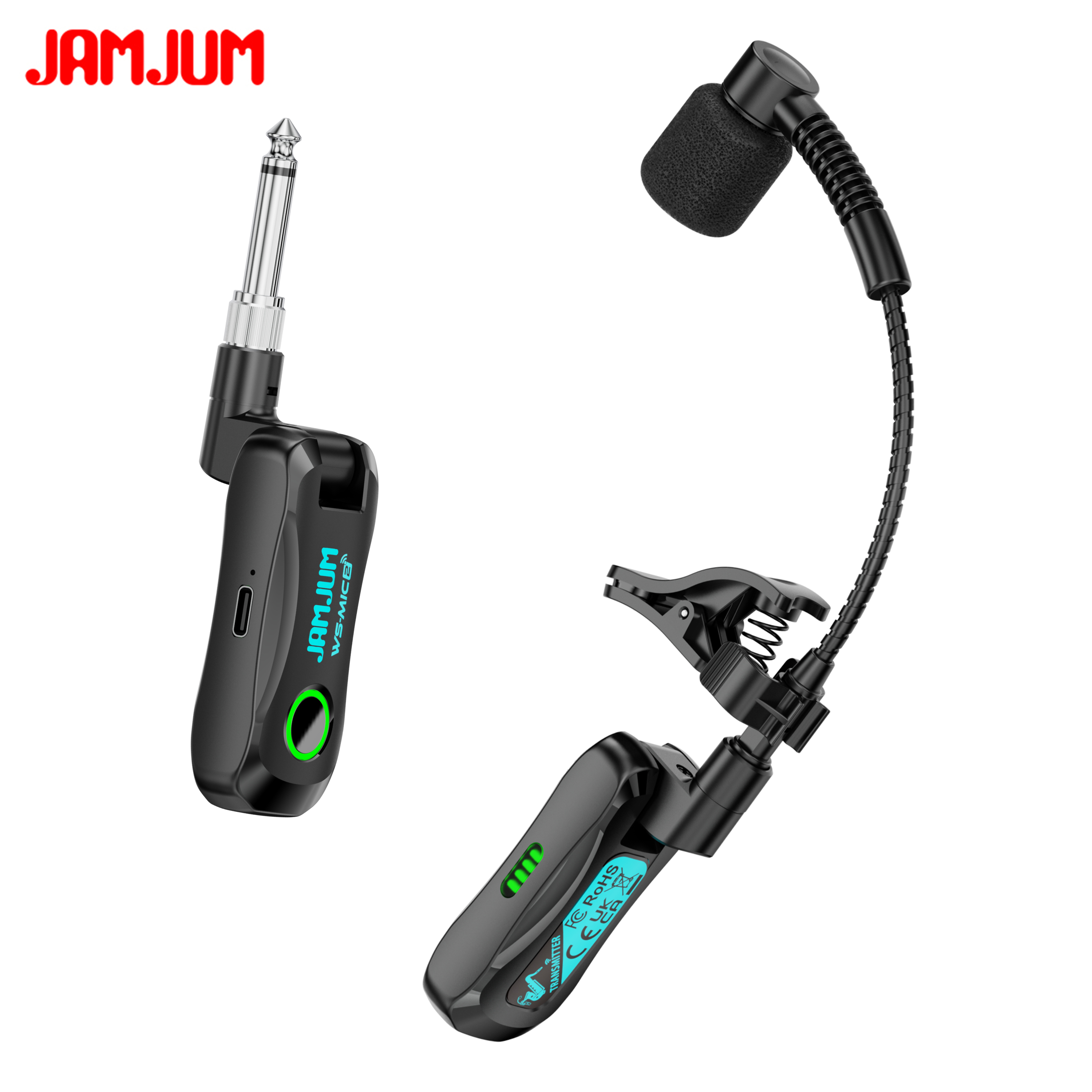JAMJUM WS-MIC2 Wireless Saxoph - Tippet Line ulasan dan harga