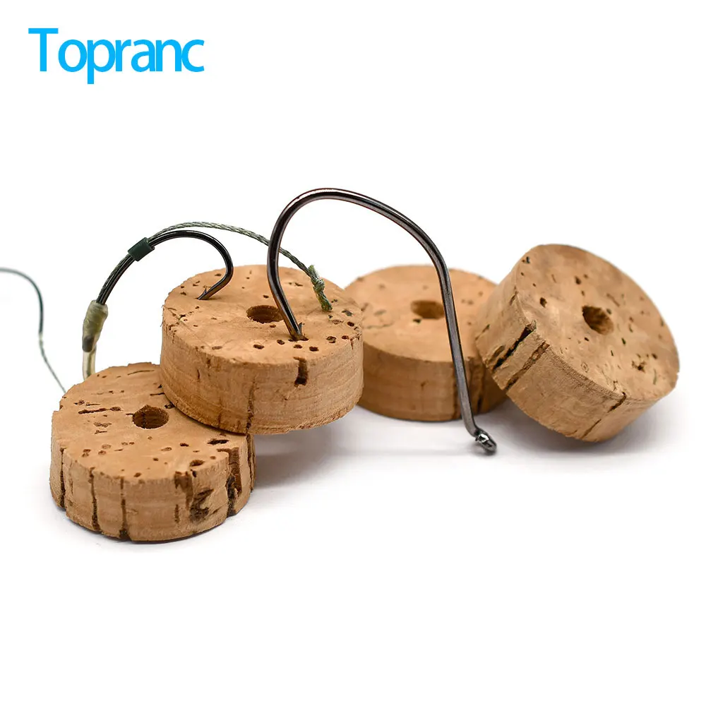 Topranc Natural Cork  End Cap  - Fishing Line Spool ulasan dan harga