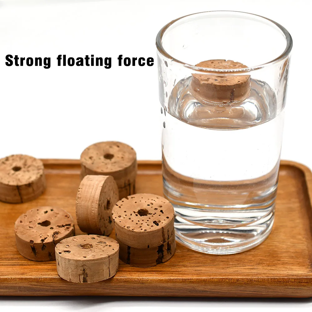 Topranc Natural Cork  End Cap  - Fishing Line Spool ulasan dan harga