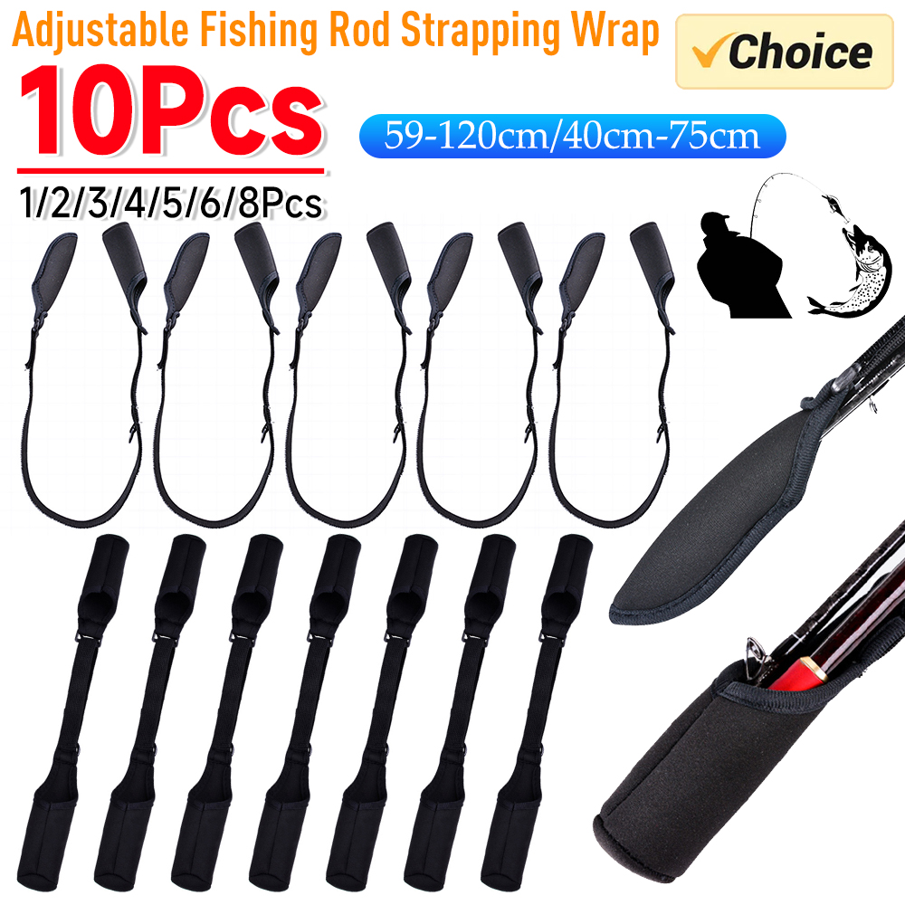1-10PCS Fishing Rod Socks Srta - Fishing Line Box ulasan dan harga