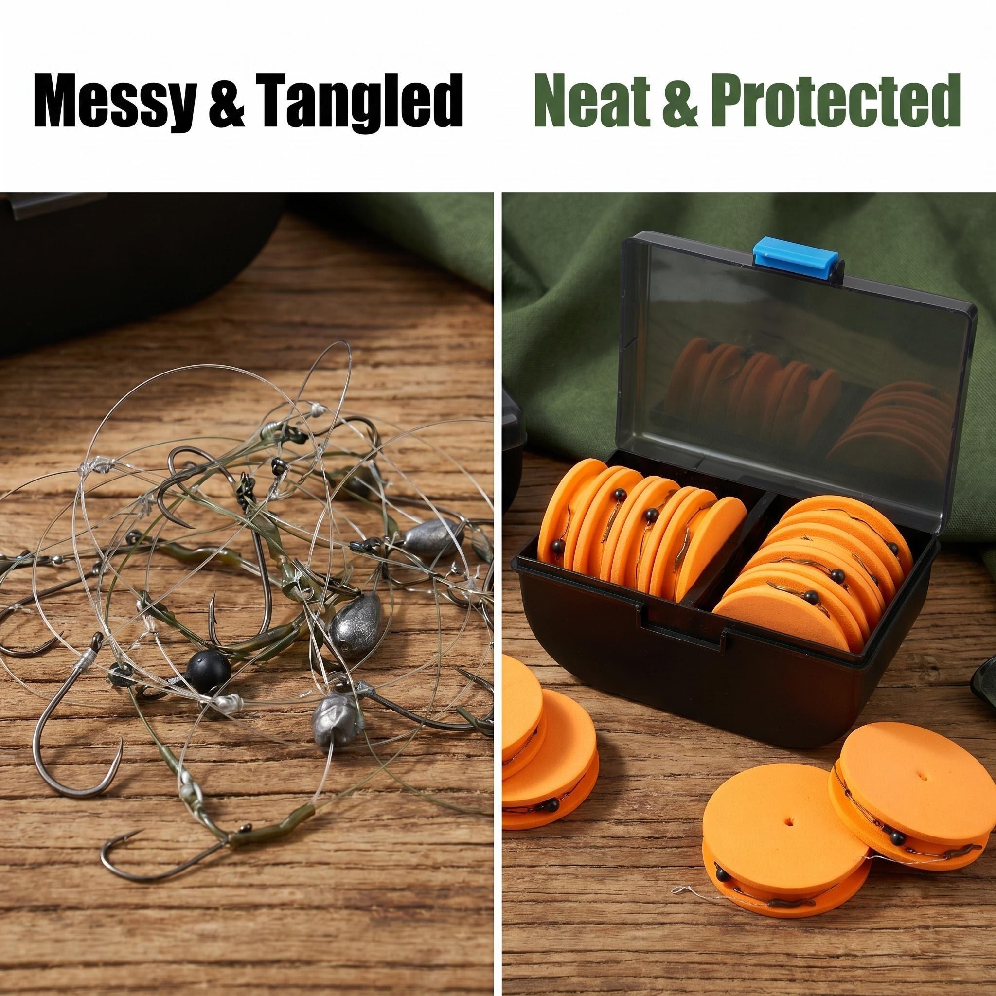 Hirisi 10pcs EVA Foam Fishing  - Fishing Line Box ulasan dan harga