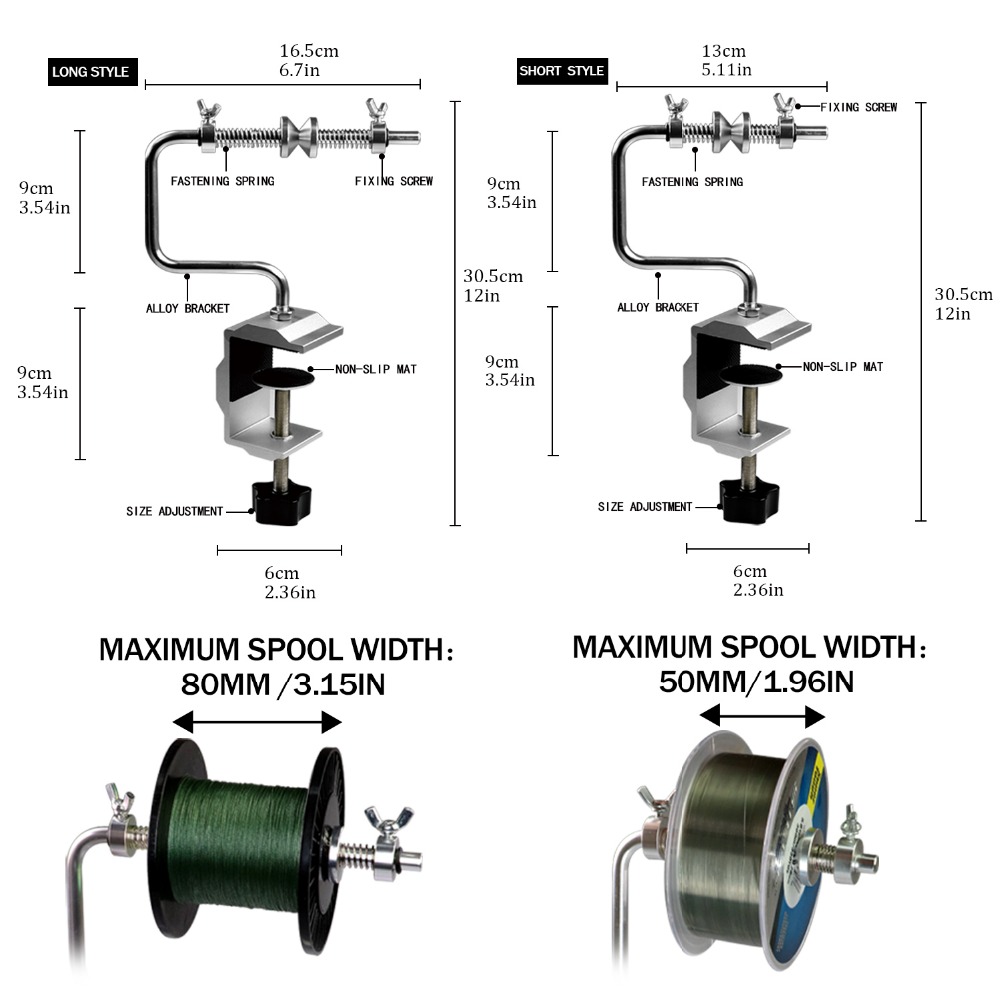 1pcs Portable Aluminum Fishing - Fishing Line Spool ulasan dan harga
