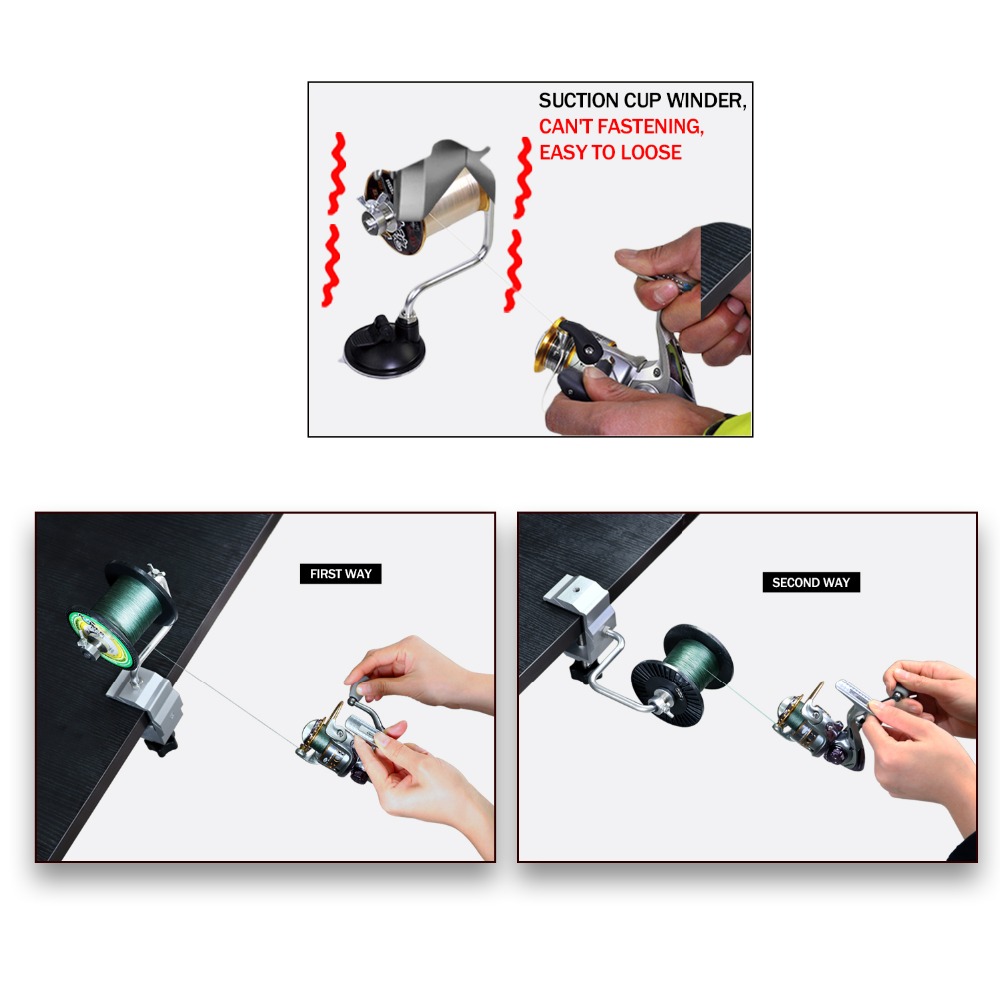 1pcs Portable Aluminum Fishing - Fishing Line Spool ulasan dan harga