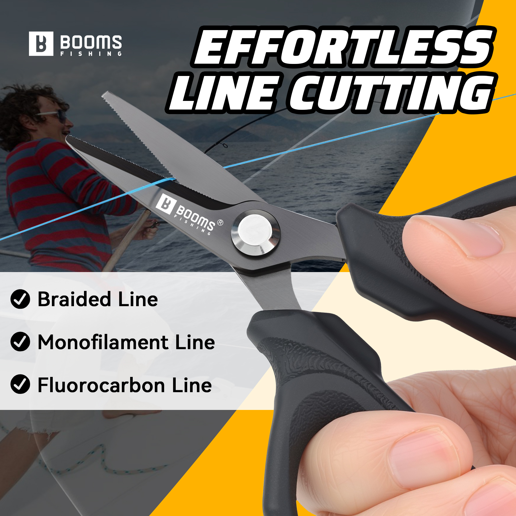 Booms Fishing S07 Stainless St - Fishing Line Cutter ulasan dan harga