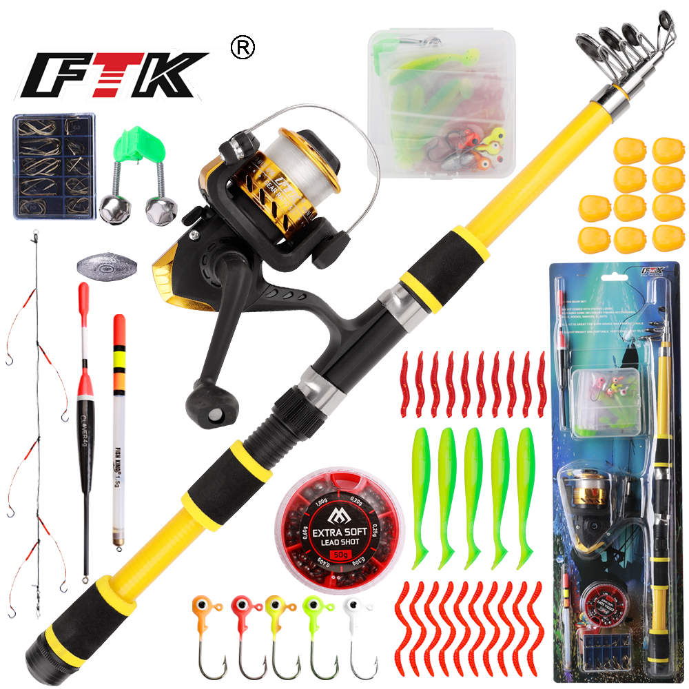 FTK 1.8m Fishing Rod and Reel  - Freshwater Line ulasan dan harga