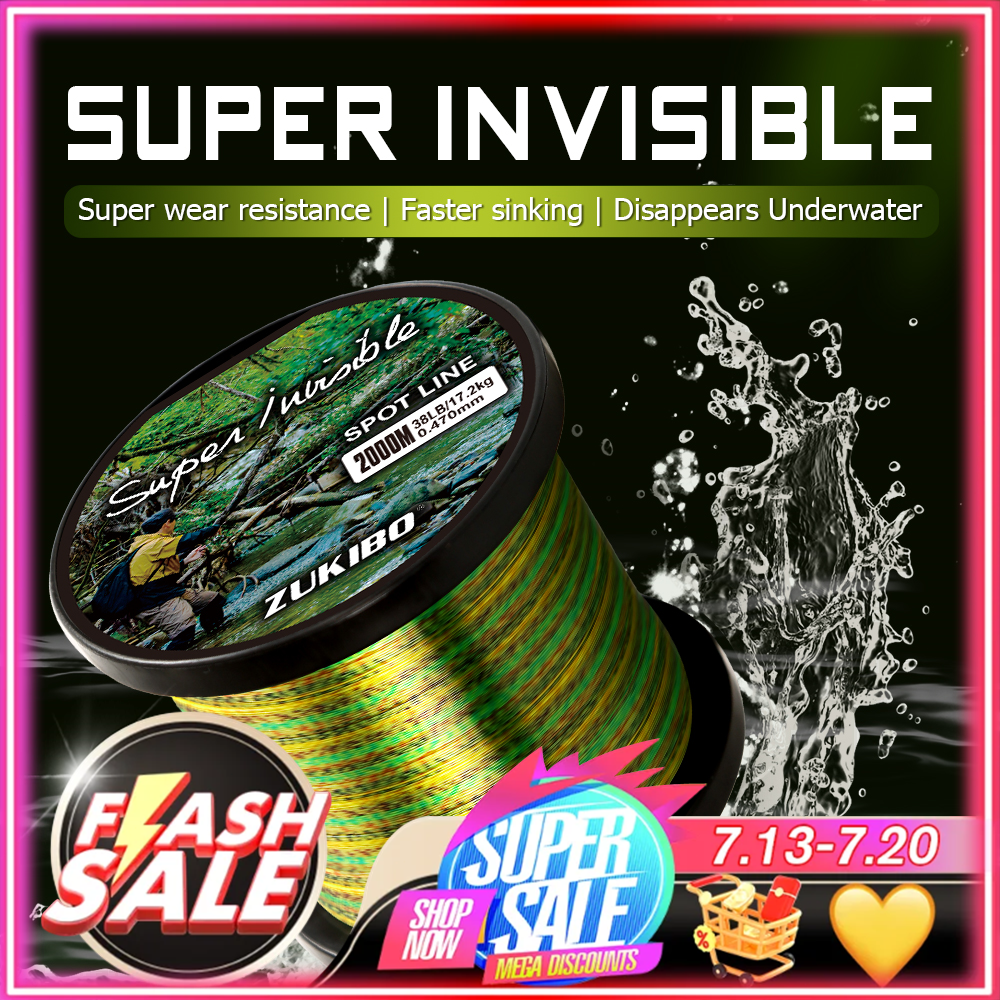 ZUKIBO 1000m 500m 200m Invisib - Copolymer Line ulasan dan harga