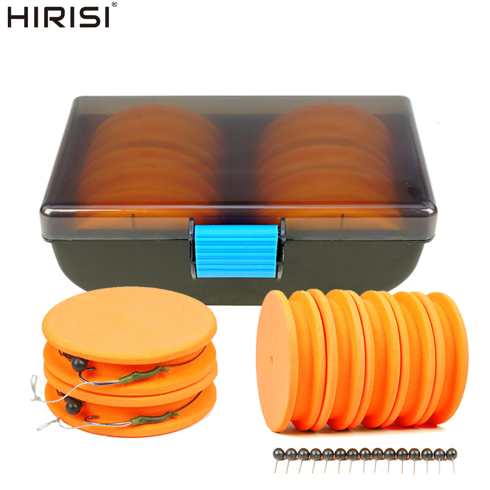 HIRISI 10Pcs/Box EVA Foam Fish - Leader Line ulasan dan harga