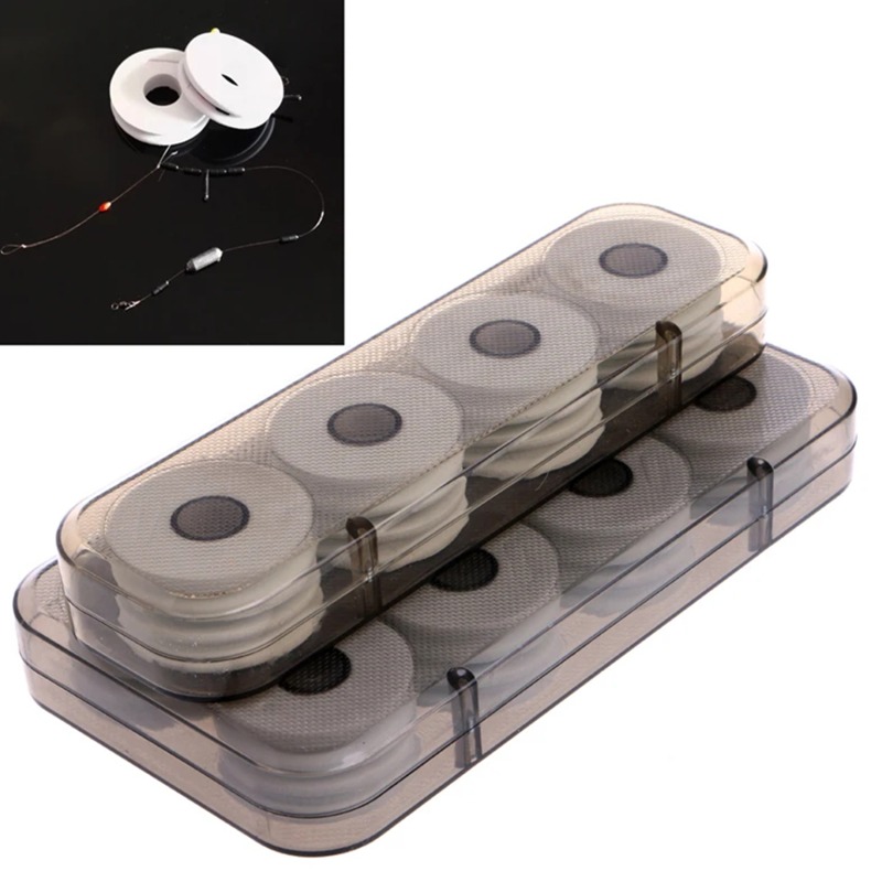 8/16Pcs Translucent Fishing Ta - Fishing Line Spool ulasan dan harga