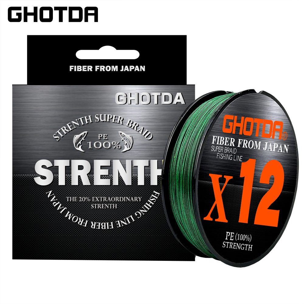 Braided Fishing Line 12 Strand - Ice Fishing Line ulasan dan harga