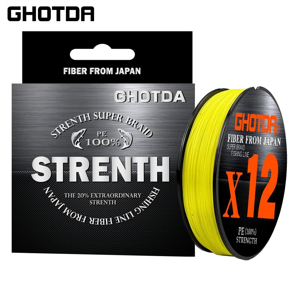 Braided Fishing Line 12 Strand - Ice Fishing Line ulasan dan harga