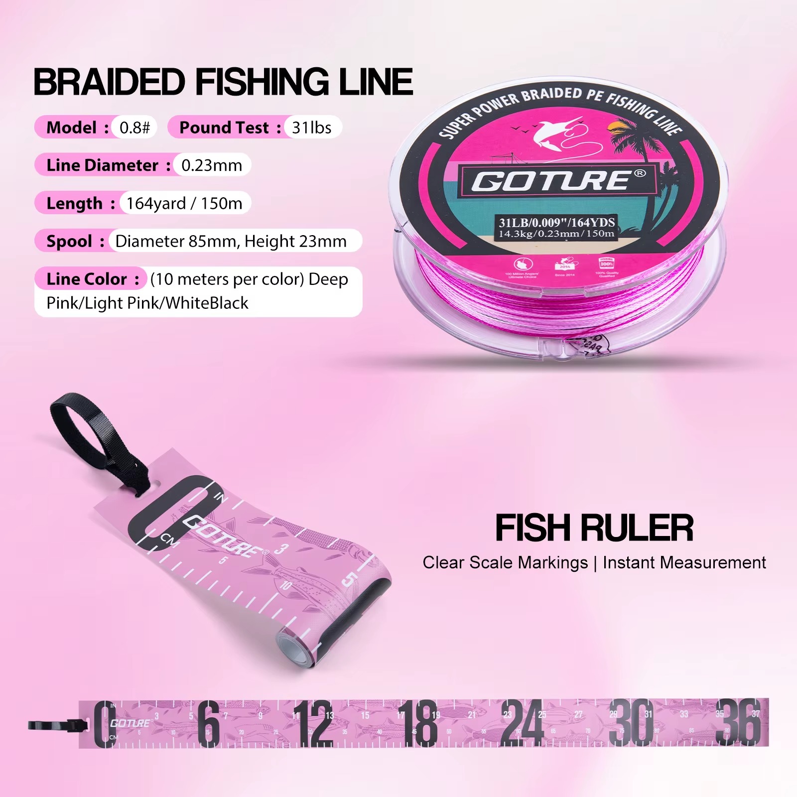 Goture All-in-One Fishing Comb - Freshwater Line ulasan dan harga