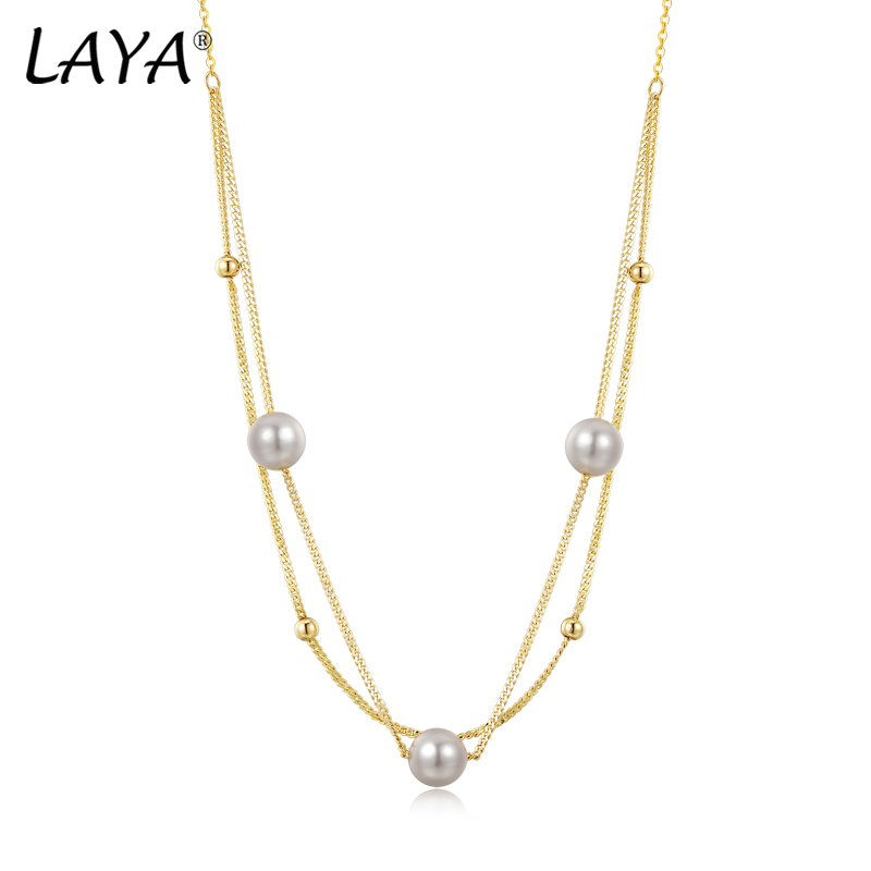 LAYA Minimalist Shell Pearl Mu - Freshwater Line ulasan dan harga