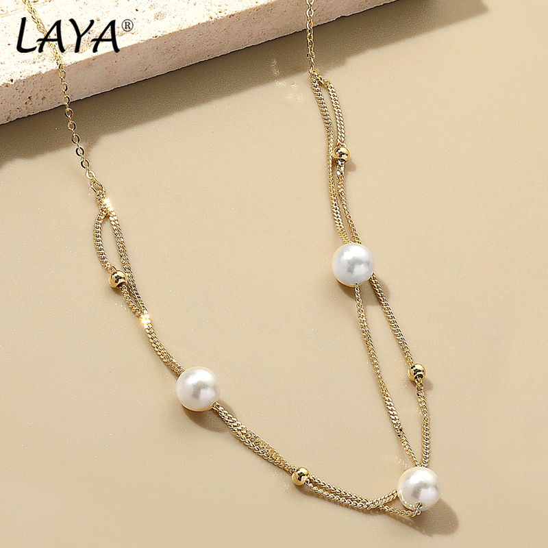LAYA Minimalist Shell Pearl Mu - Freshwater Line ulasan dan harga