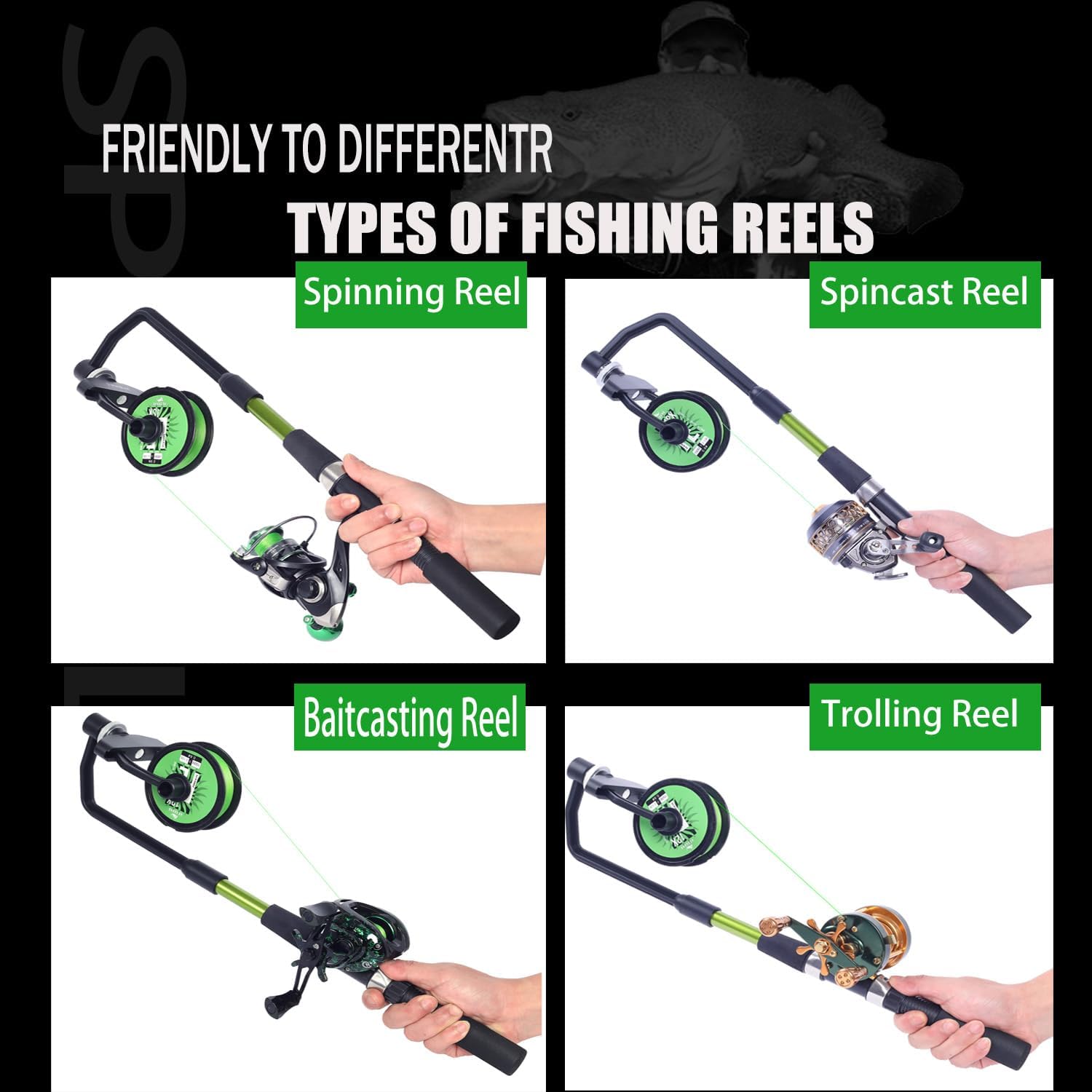 Fishing Line Spooler, Adjustab - Fishing Line Dispenser ulasan dan harga
