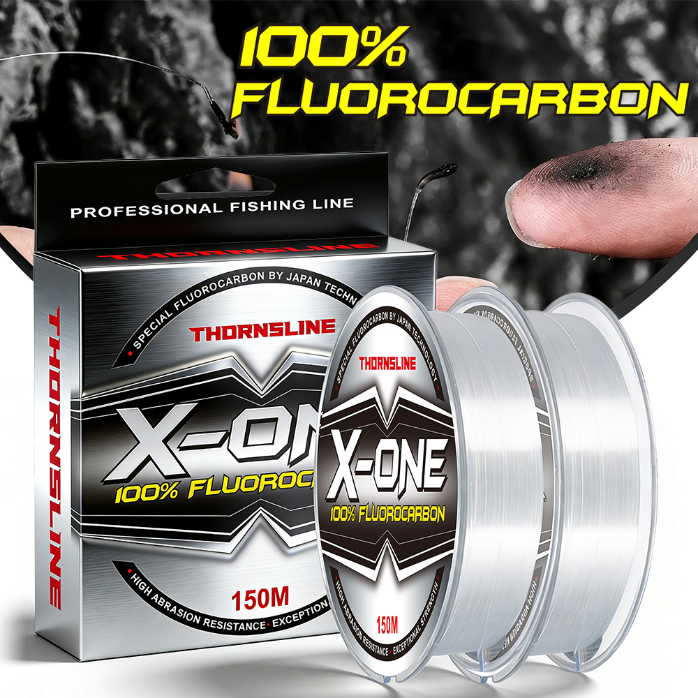 Thornsline 100% Fluorocarbon F - Copolymer Line ulasan dan harga