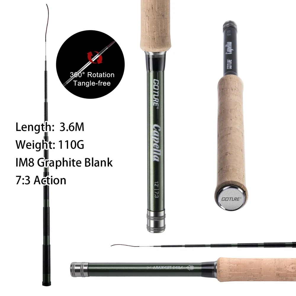 Goture 12FT Classical Tenkara  - Saltwater Line ulasan dan harga